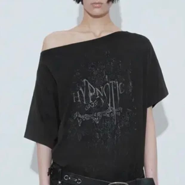 보헤미안서울 힙노틱 보트넥 티 bohemianseoul hypnotic