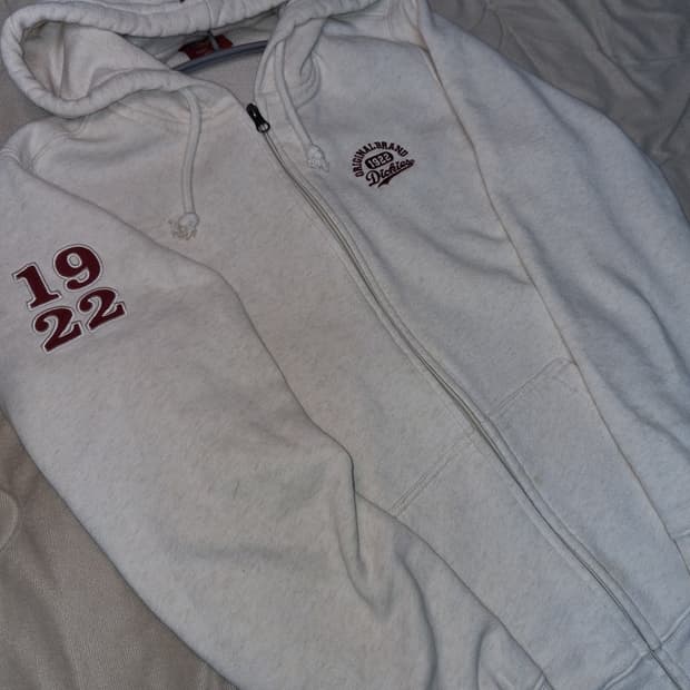 디키즈 오트밀 아이보리 후드집업 S