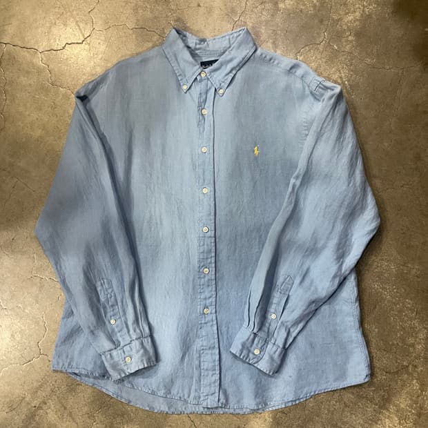 POLO ralph lauren LINEN shirt 