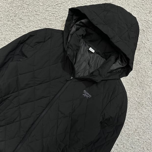 [우먼100] 리복 퀼팅후드자켓