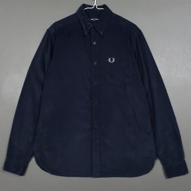 100) 프레드페리 신형 25FW 월계수 니들 코듀로이 골덴 셔츠 남방