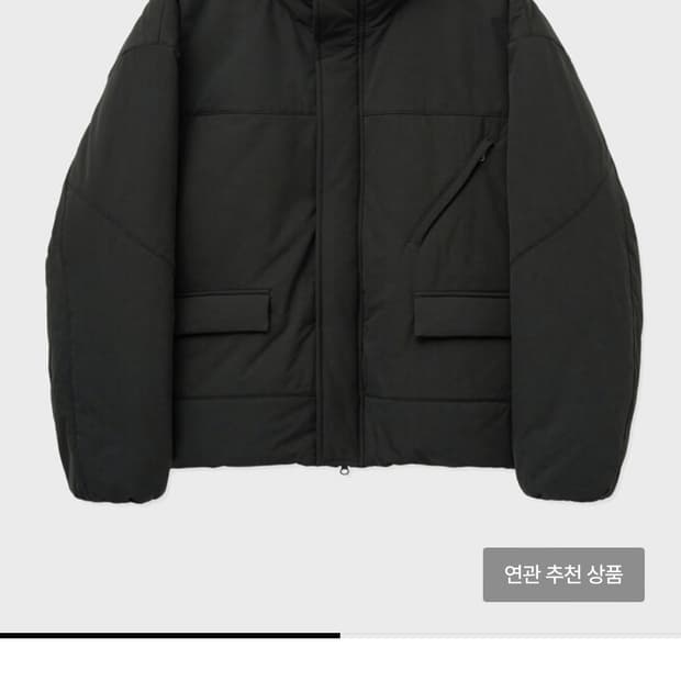 noun 하이넥 패딩 점퍼 2사이즈