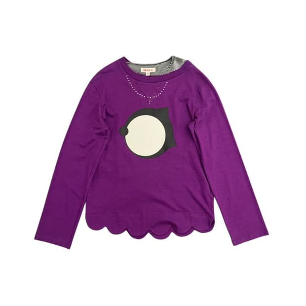 MASU 22AW 코믹 롱슬리브 퍼플