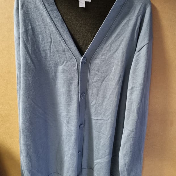 코스 남성 울 가디건 