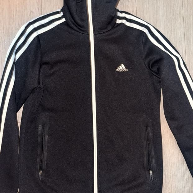 아디다스 트랙탑 져지 블랙 100