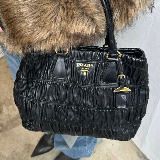 2013 레어 빈티지 프라다 나파 고프레 가방