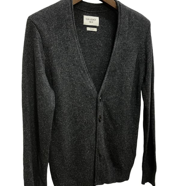OUR LEGACY PURE SILK CARDIGAN