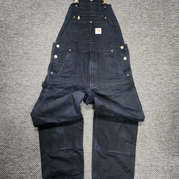 칼하트 블랙 오버롤  34 사이즈 