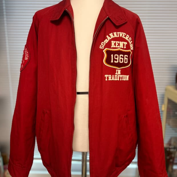 VAN X KENT 50주년 한정 패치 아이비 블루종