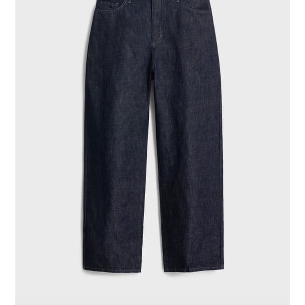포터리 원워시드 와이드 데님 블루 2사이즈
