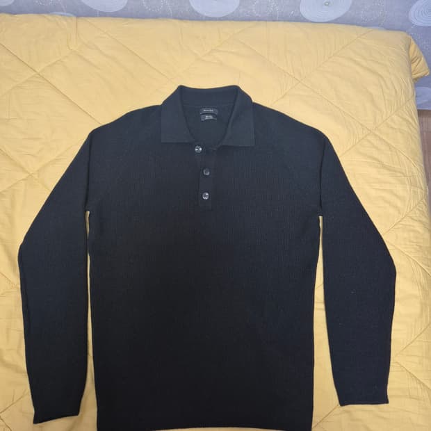 마시모두띠 블랙카라니트 L