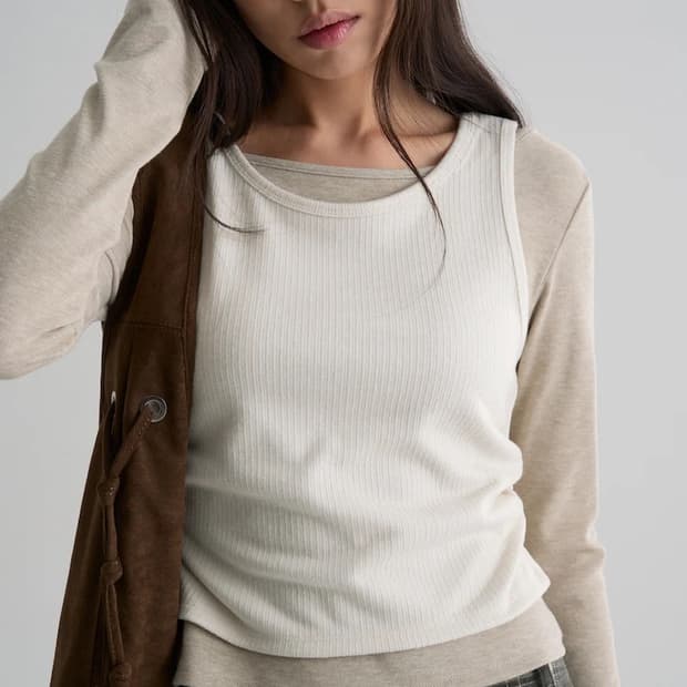 에잇세컨즈 레이어드 긴소매 티셔츠