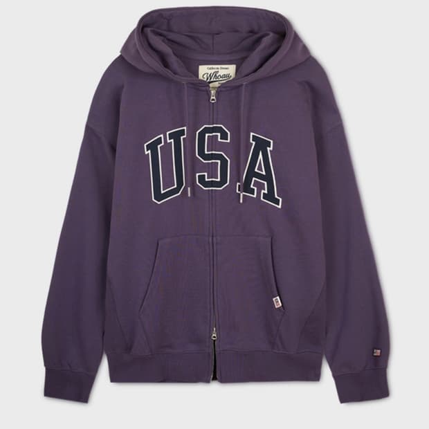 후아유 USA Over fit Hood Zip-up