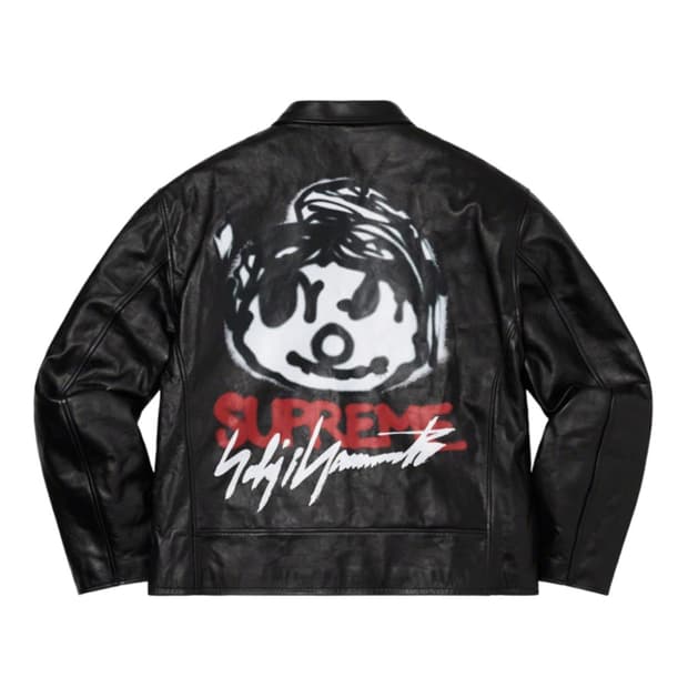 [XL]슈프림 x 요지야마모토 레더 자켓