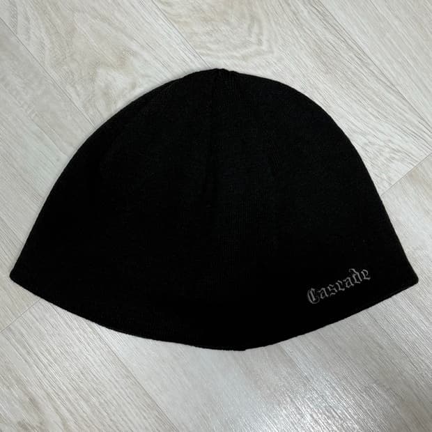 아이돈워너셀 isws 자카드비니 블랙 새상품!!