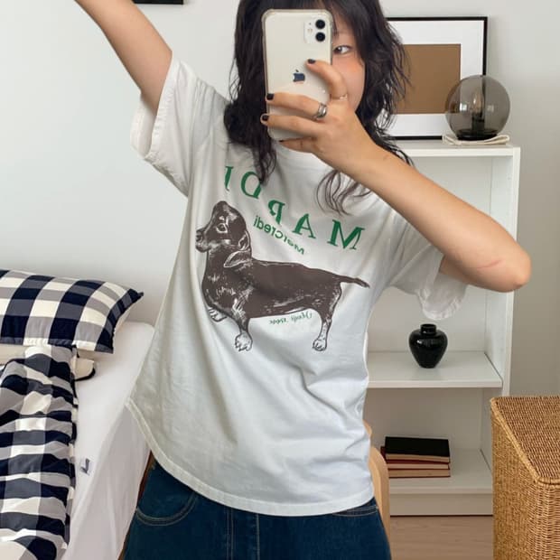 마르디 메크르디 1/2 티셔츠 (Man M)