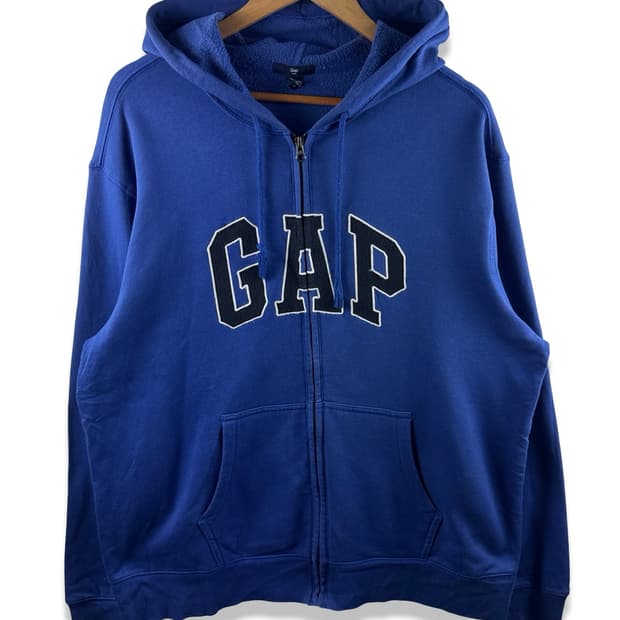 갭 블루 아방 후드집업2478