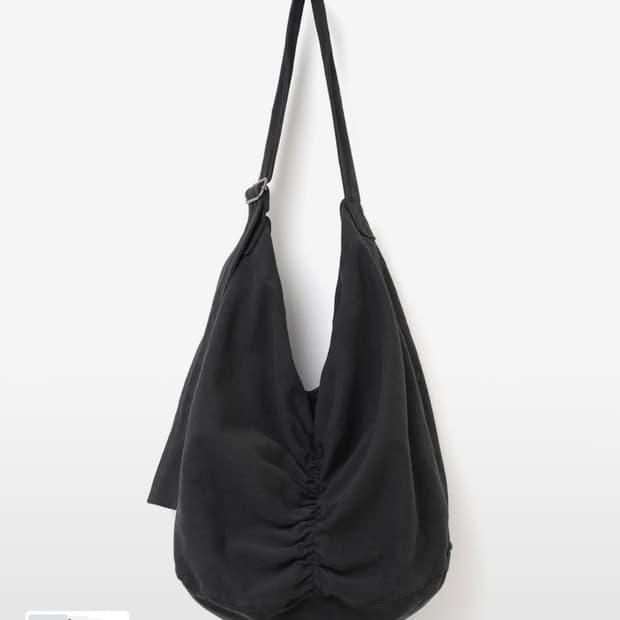 밀로아카이브 데님 로우 셔링백