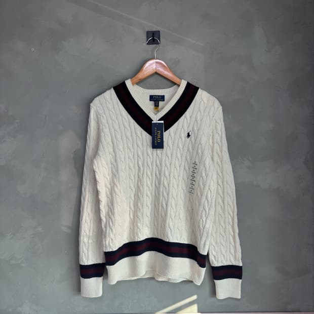 폴로 랄프로렌 크리캣 브이넥 니트 새상품