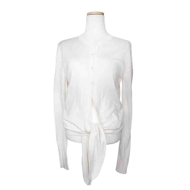 돌체앤가바나 아이보리 실크 니트 가디건 55