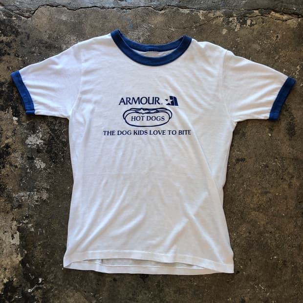 70s~90s Ringer T-shirt-M