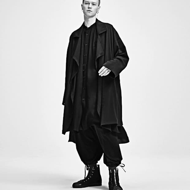 Yohji yamamoto S'yte 21ss drape coat