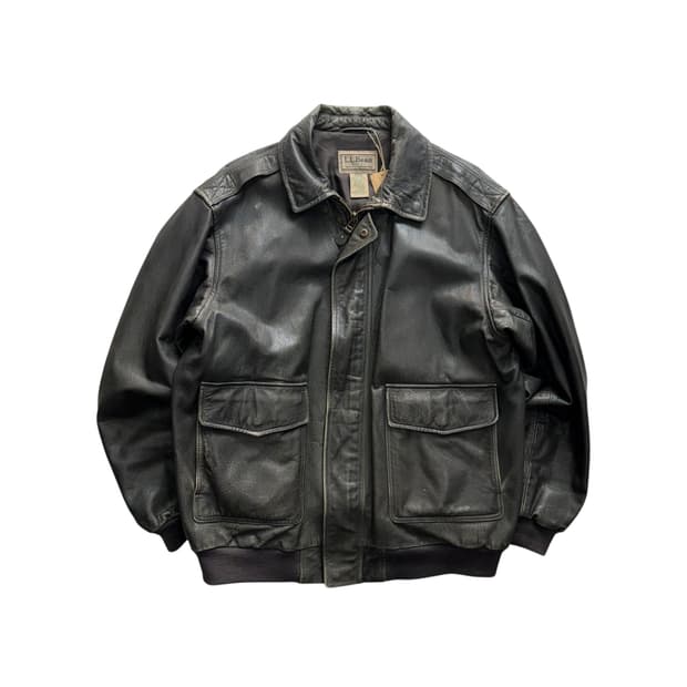 [110] 엘엘빈 A2 봄버 레더 자켓