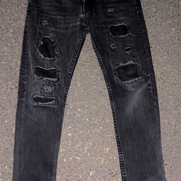 Helmut Lang black jeans 헬무트랭 블랙진