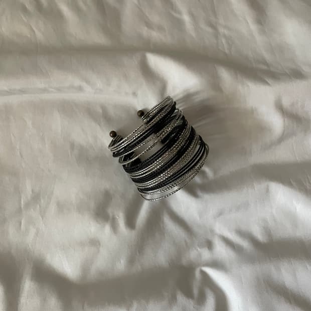 빈티지 y2k 펑크 갸루 뱅글 팔찌