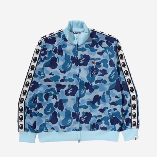 베이프 ABC 카모 트랙자켓 블루 XL