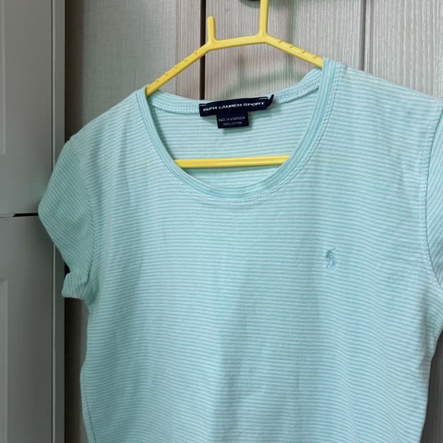 소다맛 폴로 민트 스트라이프 반팔티