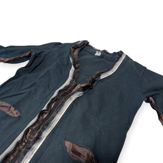 ppfm 프린지 스웻 가디건