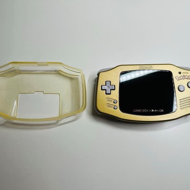 닌텐도 GBA 게임보이 어드밴스 백라이트 피카츄 골드 하우징품 판매