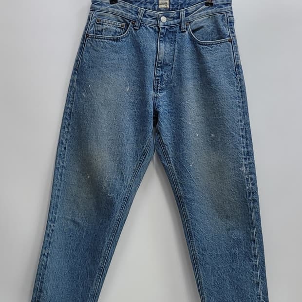 어나더오피스 배기핏 워싱 청바지 / 남 78 (30) 여성가능
