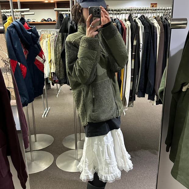 L)유니클로x엔지니어드 가먼츠 플리스 자켓