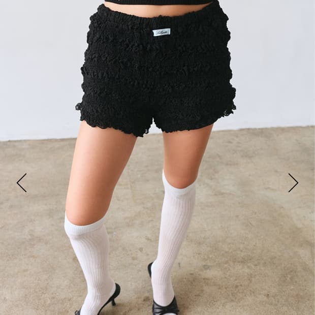 릴리코츠 Smoke Shorts 스모크 쇼츠 블랙 
