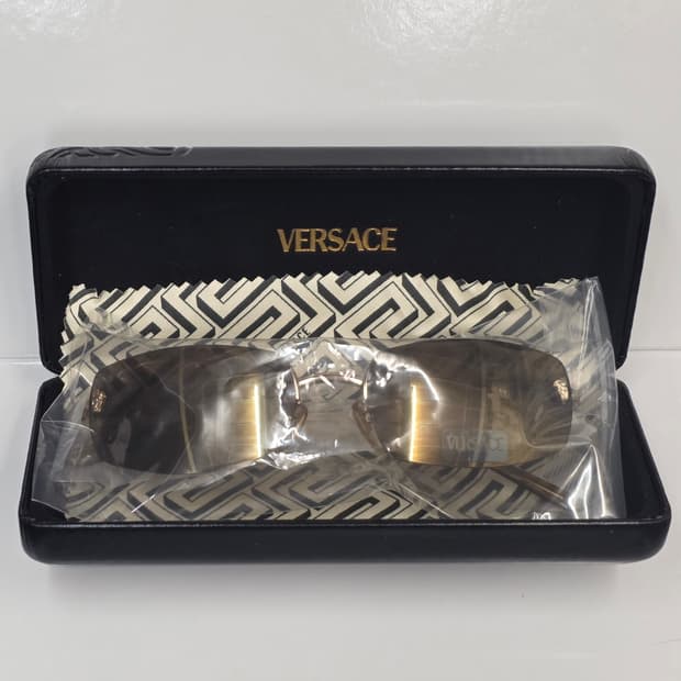 베르사체 골드 무테 선글라스 mod.m66/s