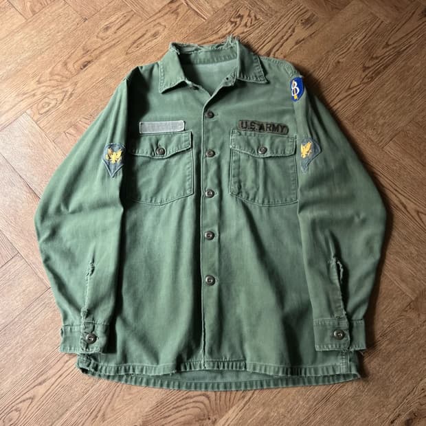 [M]5~60's 오리지널 U.S ARMY OG-107 셔츠