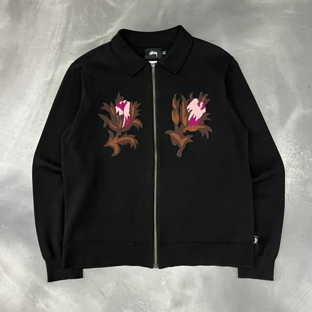  스투시 로즈 니트 집업 y15440