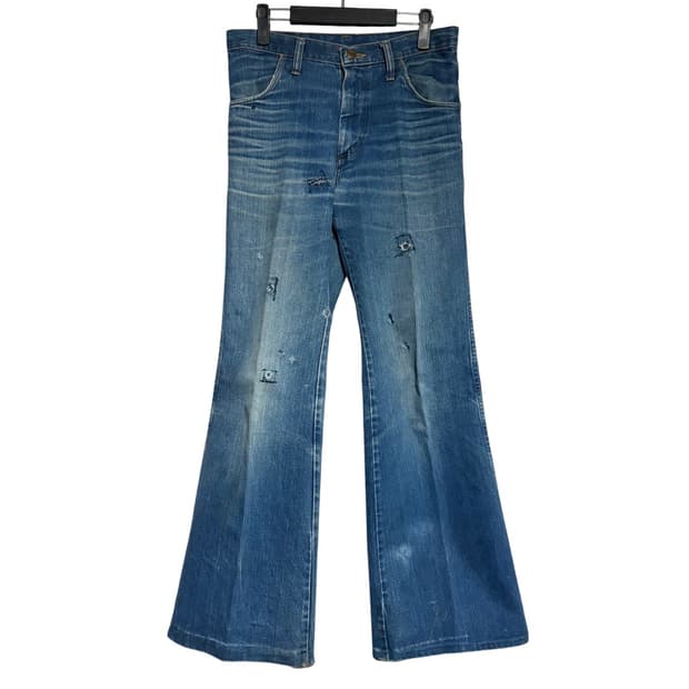 70s 랭글러 벨바텀 플레어 데님팬츠 32 리바이스 684 646