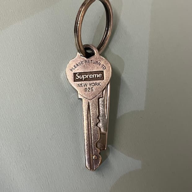 슈프림 티파니 나이프 키체인 실버 925