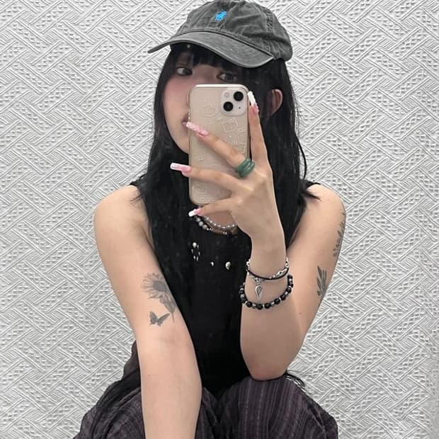 폴로 랄프로렌 컨트리 빈티지 흑청 워싱 블루포니 볼캡 C12164