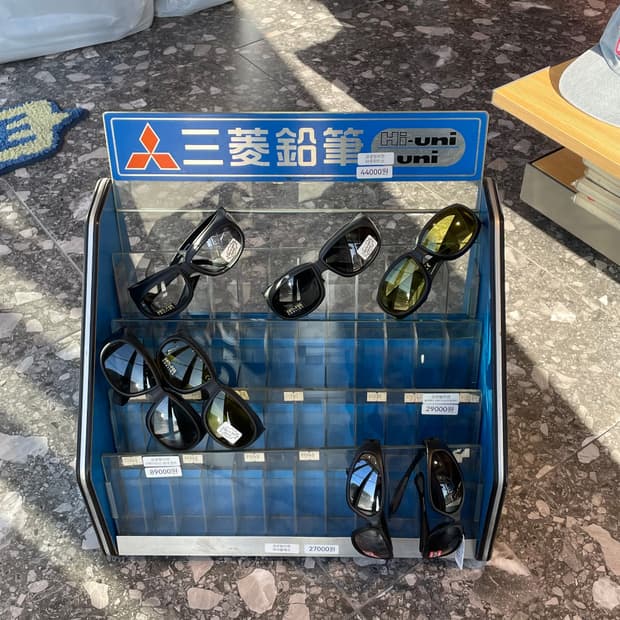 MITSUBISHI PENCIL HI-UNI DISPLAY STAND