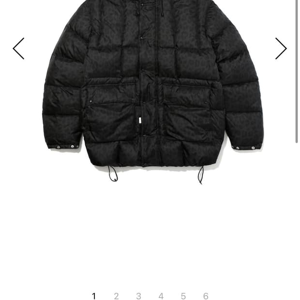 페치선데이 레오파드 패딩 s