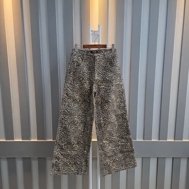 레오파드 팬츠