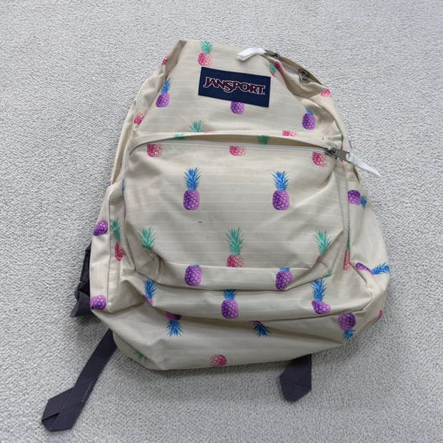 F 잔스포츠 파인애플 패턴 백팩 0420E