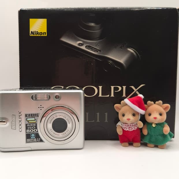 박스풀셋✨ 니콘 쿨픽스 L11 🍋 포근한 색감 레트로디카 🌿