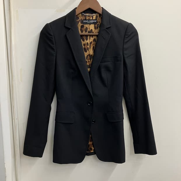 N314 돌체앤가바나 호피 블레이저 자켓
