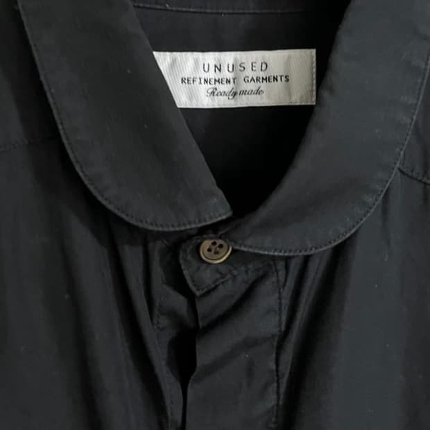 언유즈드 라운드카라 셔츠