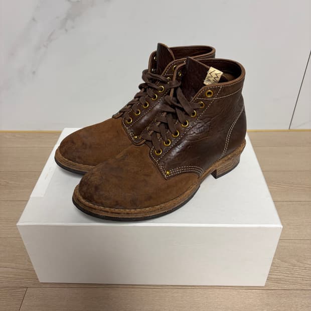 비즈빔 Visvim 23ss 브리가디어 폴크 부츠 다크 브라운 M9